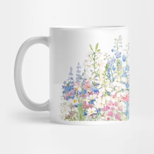 beautiful secret garden ink and watercolor Mug